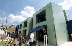 Escola de educação infantil Diamante, no Barreiro, que poderá receber vigias noturnos contratados pela PBH caso seja necessário.