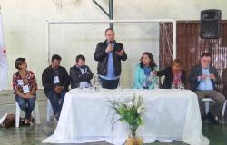 Autoridades municipais e estaduais participaram na Pré-Conferência de Assistência Social Oeste dia 1º de julho. 