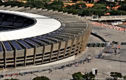 Fachada parcial do Mineirão