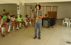 Apresentação de Berimbau no Centro de Referência de Assistência Social Lagoa.